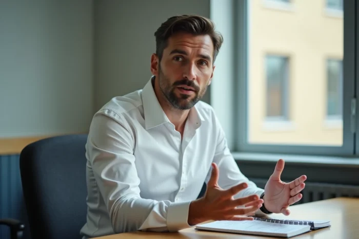 Candidat ancrant sa réponse dans une situation éducative concrète lors de l'oral du concours CPE